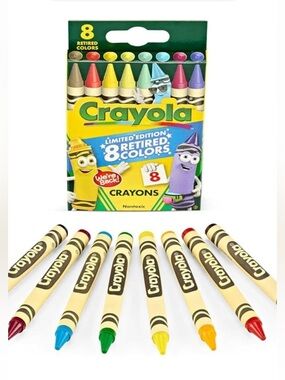 Crayola Limited Edition 8 Retired Colors Crayons - Multicolor Pack